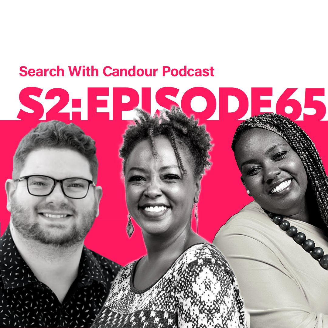 Freelance SEO content writer Silvia Gituto as a guest in Search with Candour Podcast